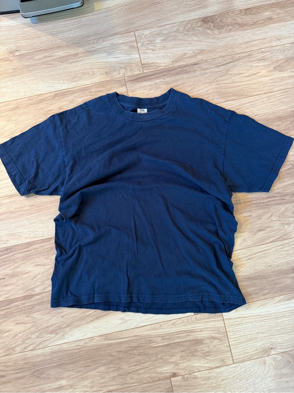 Pro Club Men's Navy Short Sleeve Crew Tee